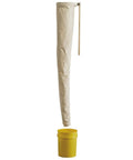 Emergency Safety Shower And Eyewash Station with yellow bucket and white safety bag, ANSI Z358.1 Compliant, OSHA Ready