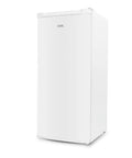 Stand Up Freezer With Reversible Door 5 Cubic Feet Upright Deep Storage For Home And Garage Keep Frozen Meals Fresh On Four Steel Wire Shelves No Sweat Setup That Keeps Your Stash Frozen Tight, white exterior.