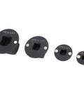 Heavy Duty Low Impact Socket Adapter Kit For Mechanics 4 Pieces Chrome Vanadium Steel Set With Magnetic Design To Tackle Hard Reach Bolts And Master Tough Jobs In Tight Confined Spaces Effortlessly, four adapters