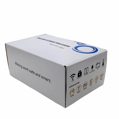 Box packaging for 4 Key Industrial Crane Remote Control Wireless Transmitter Push Button Switch 12 24V AC DC IP65 Waterproof Dustproof.
