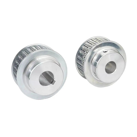 Heavy Duty HTD 8M Timing Pulley With Sixty Precision Teeth and an Adjustable Synchronous Bore Spanning Twelve To Thirty Five Millimeters