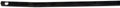 Passenger Side Windshield Wiper Arm For Select Kenworth Trucks Direct Replacement That Restores Functionality And Provides Durable, Easy Fit For Reliable Performance In Snow, Rain, And Everyday Runs., black metal wiper arm with mounting hole