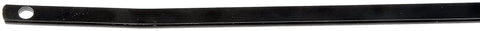 Passenger Side Windshield Wiper Arm For Select Kenworth Trucks Direct Replacement That Restores Functionality And Provides Durable, Easy Fit For Reliable Performance In Snow, Rain, And Everyday Runs., black metal wiper arm with mounting hole