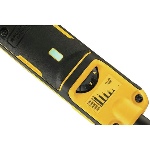 Heavy-Duty Brushless Die Grinder With Kicker Power And Smooth Variable Speed From 7500 To 25000 RPM Features Lock-On Paddle Switch For Sweat-Free Grinding Plus 1/4 Inch Collet And Reducer Sleeve For Quick Bit Swaps On Any Project.
