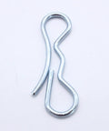 Top Notch 5 Piece Alloy Steel Cotter Pin Bow Tie Lock Fastener Clip Set With Solid Corrosion Resistance And Compact Design, single pin detailed view.