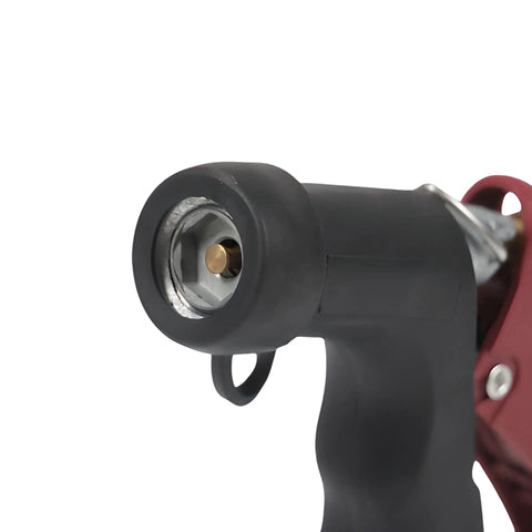 Heavy-Duty Industrial Hose Nozzle For Hot Or Cold Water Sprays Pro-Grade All-Purpose Wash Attachment Up To 160F close-up front view