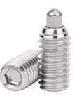 Rock Solid Spring Pin Plungers Made From 304 Stainless Steel Index Locating Tools Multi Pack showing two M3 to M10 heavy duty plungers.