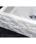 Premium Above Counter Vessel Sink For Modern Bathroom Vanity Slick Ceramic Washbasin Heavy Duty Build easy to install corner view.