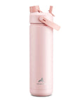 26 Oz Stainless Steel Insulated Water Bottle With 2 In 1 Straw And Spout Lid Keeps Drinks Ice Cold All Day Leak Proof Fits Car Cup Holder Perfect For Sports Travel And School Cotton Candy