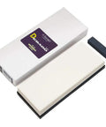 Pro Grade MD100 Grit 1000 Japanese Sharpening Stone Large 225mm By 90mm By 27mm Whetstone with box and rubber base.