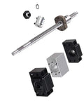 12Mm SFU1204 Ball Screw Kit With Solid Steel Construction And BK10 BF10 Bearing Supports for CNC precision machining parts.