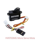 High Performance 3 Kg Digital Coreless 8.4 Volt Sleek Brushless Servo for RC Cars with metal gear and wiring.
