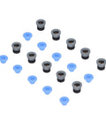 10 Piece Pneumatic Valve Connector Heads For Extruder 3D Printer Accessories PTFE ECAS04 with blue and black components