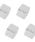 4 Pack 304 Stainless Weld On Hinges Without Holes 60x74x2mm 280 Degree Rotatable Heavy Duty Steel Butt Hinge For Electrical Boxes Cabinets Workshops