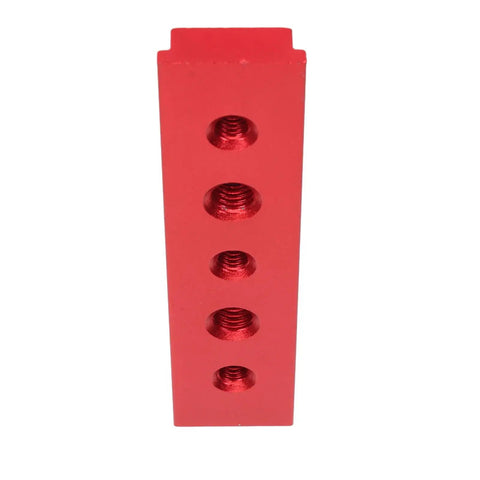 Cut Like Butter 100Mm T Slot Miter Track With Holes Aluminum Alloy Woodworking Gutter electric circular saw fixture in red.