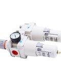 Two-Unit Air Source Treatment System with Oil Water Separator and Pressure Regulating Filter for AC2010 AC3010 AC4010 AC5010 Series
