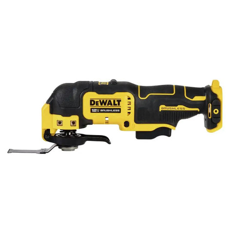 Xtreme 12V Max Brushless Cordless Oscillating Tool With Quick Change Blades And Universal Adapter Bare Tool Only side view