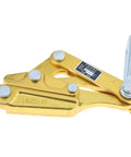 Baosity Rope Grip Puller Tool For Tensioning Cables 25-70Mm Aluminum Alloy rigging hardware in gold finish.
