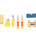 Watch Back Removal Repair Kit With Case Opener For Battery Replacement, adjustable holder, pins, tools