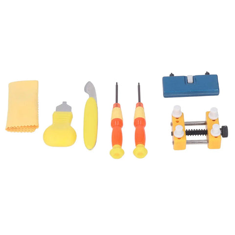 Watch Back Removal Repair Kit With Case Opener For Battery Replacement, adjustable holder, pins, tools