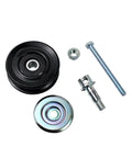 Up Your Drive Belt Game With This Smooth Plain Car Drive Belt Tensioner Pulley Kit 88440-26100 That Snaps Right In For Your T100 And Prado To Keep It Running Tight. Black and silver pulley kit with bolts for Toyota T100 Prado belt tensioning