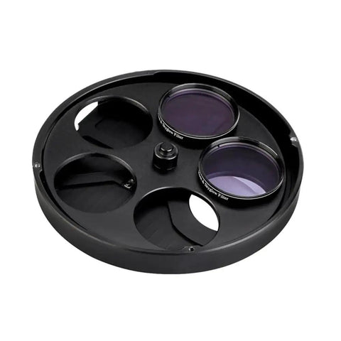 Five-Position Telescope Filter Wheel For 1.25 Inch Eyepieces, Rock-Solid Metal Quick-Change Filter Wheel With Eyepiece Adapter