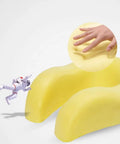 Memory Foam Travel Neck Pillow For Airplanes And Cars Breathable Compact Flight Kit For Restful Sleep Supportive Cushion Yellow
