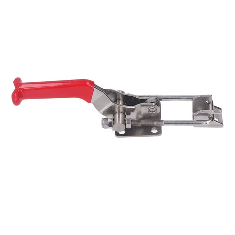 Stainless Steel Toggle Clamp With Adjustable Opening And Plastic Handle, 900 Kg Clamping Force For Mechanical Projects And Home Decor