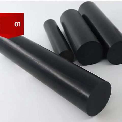 Black ABS Plastic Round Rods 5mm X 1m High Strength Modeling Bar For DIY Projects Prototyping And Crafts With Tough As Nails Smooth Surface