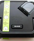 Lid With Handle Extension For Ninja Blender Pitcher With Enlarged Rim Compatible With BL770 BL771 BL773 BL660 BL740 BL780 Genuine OEM Part For New Pitcher Models Easy Seal And Leak Resistant, featuring release button and instructions visible on top