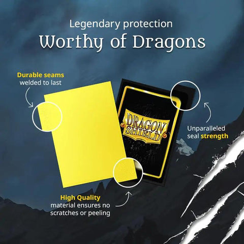 Top Shelf Matte Card Sleeves 100 Pack Standard Size shown with durable seams and high quality material for trading card games.