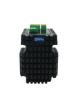 Integrated Drive Motor Closed Loop Servo System Encoder For Cnc Machines Built Tough With Heavy Duty High Torque Design, black casing, front view.