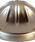 Aluminum Full-Brim Hard Hat With Ratchet Suspension, Silver Finish, ANSI Z89.1 Type 1 Class C Safety Helmet, One Size Fits Most