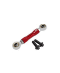 Red Shifter Clutch Linkage Rod For Harley Mid Control Dyna Softail 1984 To 2025 Street Bob Low Rider S FXBBS FXRST FXST Easy Install With All Hardware Fits Stock Components Durable Steel Construction Upgrade red aluminum rod with bolts