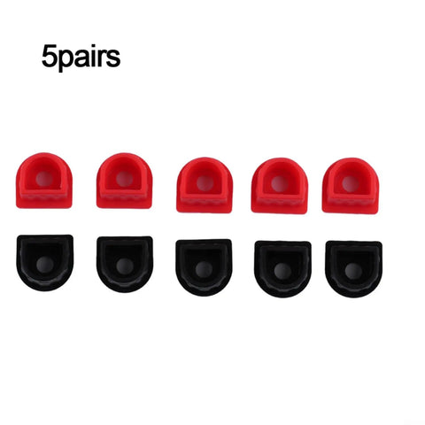 Red And Black Weatherproof Connector Dust Covers Kit, 10 Pieces For 50A To 350A Cable Runs, Outdoor Durability