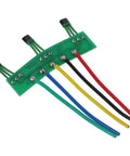 Sick Upgrade E Bike Motor Hall Sensor Replacement Pair Straight Up Top Shelf Quality 120 Degree Control Circuit Board Wiring Kit with multiple colored wires.