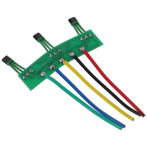 Sick Upgrade E Bike Motor Hall Sensor Replacement Pair Straight Up Top Shelf Quality 120 Degree Control Circuit Board Wiring Kit with multiple colored wires.