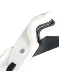 Close-up of the Hydraulic A C Hose Crimper Tool With 7 Die Set showing the precision jaws, part of Hydra Krimp 71500 Kit for Air Conditioning Line Repair