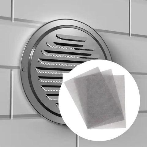 Heavy Duty Built to Last 12x8 Inch Stainless Steel Wire Mesh Screen 20 Mesh Rustproof 304 Grade for Vent Covers, shown with vent