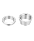 8mm OD Stainless Steel Tube Compression Fittings Sleeve Set Pro Grade 304 Stainless, Double Ferrule Ring Assortment Kit in silver