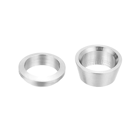 8mm OD Stainless Steel Tube Compression Fittings Sleeve Set Pro Grade 304 Stainless, Double Ferrule Ring Assortment Kit in silver