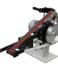 Tough As Nails Belt Sander And Knife Grinder With Multi Angle Sharpener and Slick Polisher featuring a copper motor and sanding belt.