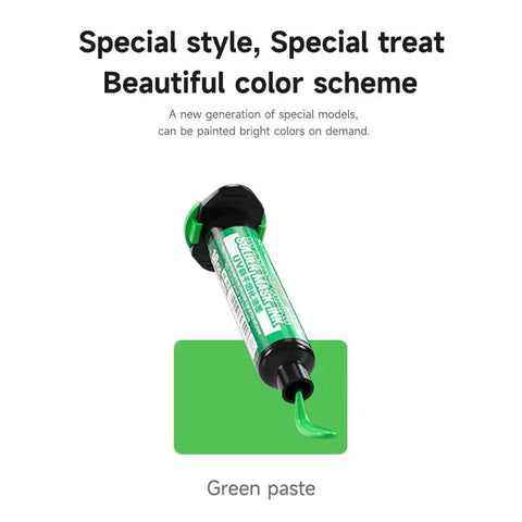 UV Instant Curing Solder Mask Ink For DIY PCB Repairs Green Solder Mask With Arcing Prevention And Strong Insulation in syringe