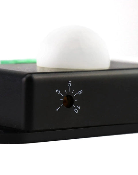 Motion Sensor Led Switch Four Pack With Timer Function No Fuss Auto On Off 12 To 24V 6A Load black unit with 1-10 min dial
