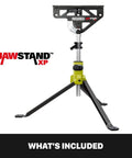 JawStand XP Heavy Duty Work Support Stand With Micro Height Adjustment Knob And Non Slip Rubber Feet for job site precision