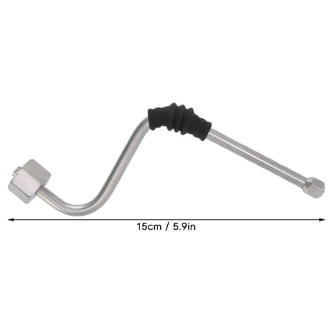 15cm stainless steel coffee steam wand with insulating silicone sleeve, built tough for high temp use in 680 685 coffee machines.