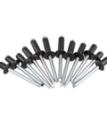 400 Pieces Black Aluminum Pop Rivets Kit With Ten Sizes One Eighth Inch Five Thirty Second Inch Three Sixteenth Inch Assorted Blind Rivets For Metal