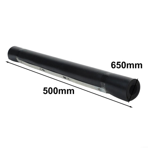 Retractable Accordion Way Cover for Milling Machine and CNC Lathe Oil Proof Rubber Bellows Guard 500x650mm rolled view