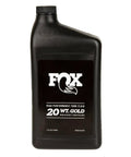 AM 20WT Gold Fork Oil For Suspension T22238 32 oz bottle, black packaging, high performance oil for mountain bike and trail shocks.