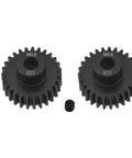 Two Pack Hard Steel Pinion Gears 27T 32P 0.8M 5mm Shaft CNC Machined Upgrade For UDR RC Car 5647 Replacement Parts